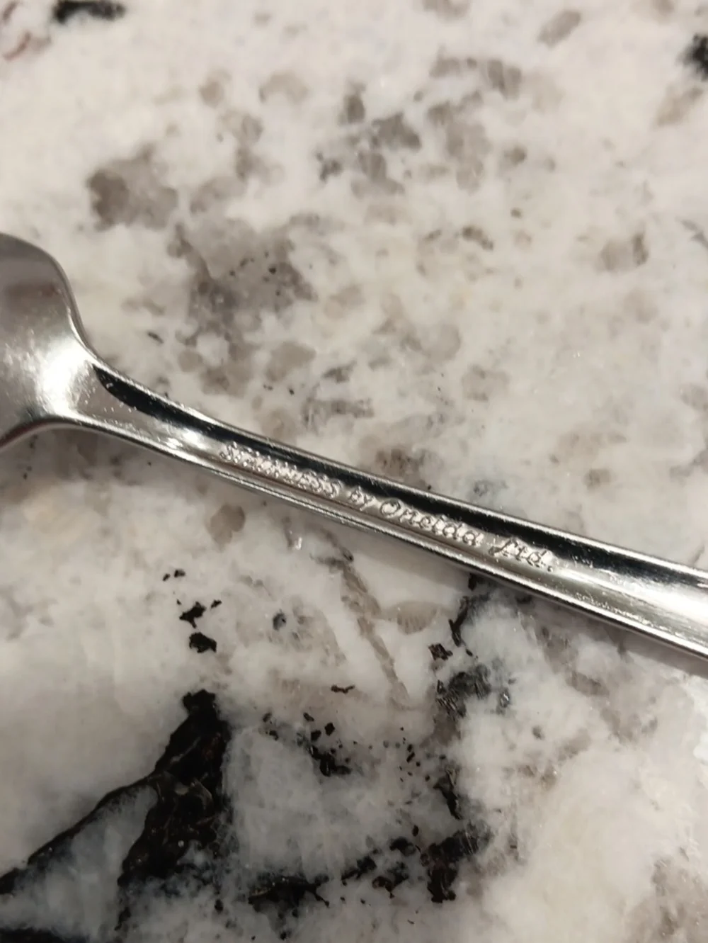 Vintage Collectable  Oneida Oceanic Stainless Steel Silver toddler spoon